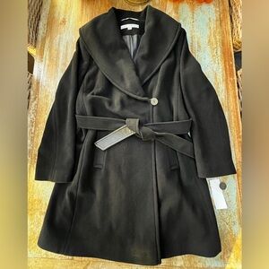 NWT Larry Levine winter coat, size 16